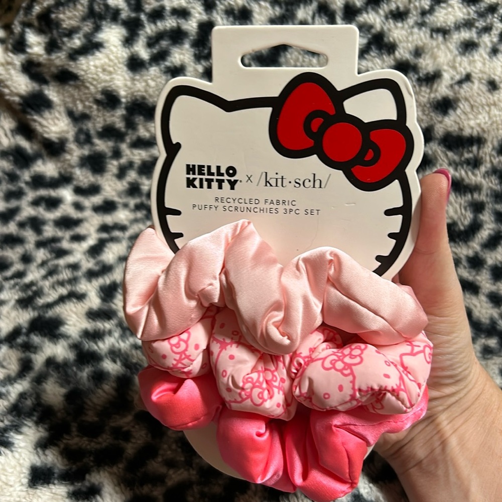 Hello Kitty Scrunchies 3 piece set